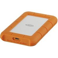 LaCie Rugged USB-C externe harde schijf 1000 GB Oranje, Zilver - thumbnail