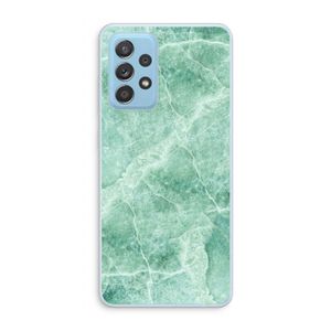 Groen marmer: Samsung Galaxy A73 Transparant Hoesje