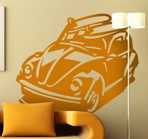 Sticker auto surfen kever