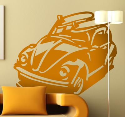 Sticker auto surfen kever