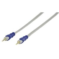 3,5mm jack kabel male-male deluxe [diverse lengtes] - thumbnail