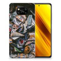 Xiaomi Poco X3 | Poco X3 Pro | Siliconen hoesje | met foto Badges