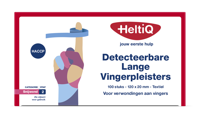 Detect vingerpleister lang textiel 120 x 20mm 100 Stuks