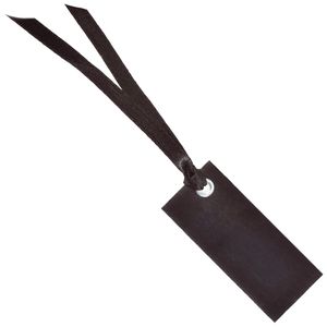 Santex cadeaulabels met lintje - set 12x stuks - zwart - 3 x 7 cm - naam tags