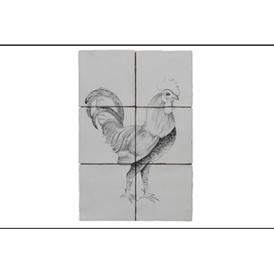 Terre d&apos;Azur Malaga Bone Decor Chicken 6-dl