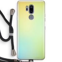 Minty mist pastel: LG G7 Thinq Transparant Hoesje met koord