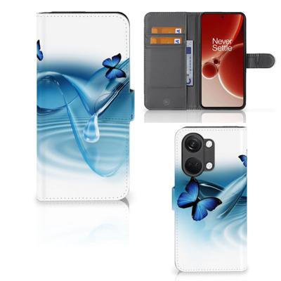 OnePlus Nord 3 | Telefoonhoesje | Met pasjeshouder | Vlinders