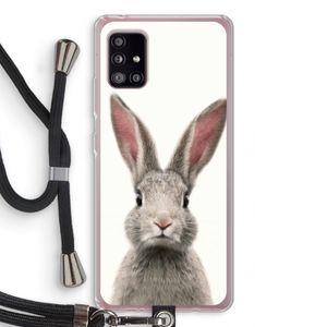 Daisy: Samsung Galaxy A51 5G Transparant Hoesje met koord