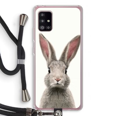 Daisy: Samsung Galaxy A51 5G Transparant Hoesje met koord