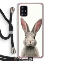 Daisy: Samsung Galaxy A51 5G Transparant Hoesje met koord