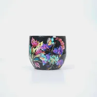 Pot midnight bloom d17h15cm