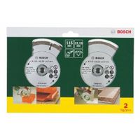 Bosch Accessoires 2 Diamantzaagbladen voor tegels en bouwmaterialen, 115 mm Ø - 2607019478 - thumbnail