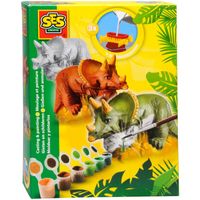 Gips gieten - Triceratops