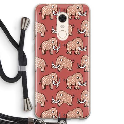 Mammoet: Xiaomi Redmi 5 Transparant Hoesje met koord