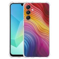 TPU Telefoonhoesje Samsung Galaxy A17 - Regenboog schokabsorberende backcover