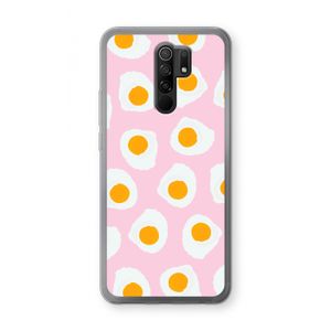Dancing eggs: Xiaomi Redmi 9 Transparant Hoesje