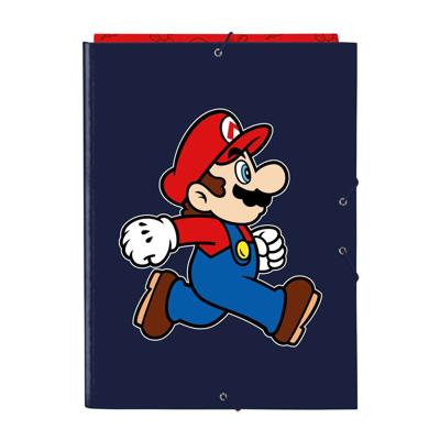 Ringmap Super Mario Trick Rood Donkerblauw A4 26 x 33.5 x 2.5 cm