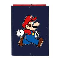 Ringmap Super Mario Trick Rood Donkerblauw A4 26 x 33.5 x 2.5 cm