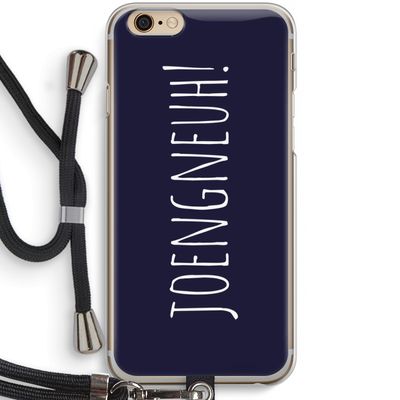 Joengneuh!: iPhone 6 / 6S Transparant Hoesje met koord