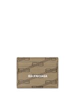 Balenciaga porte-cartes Signature - Tons neutres