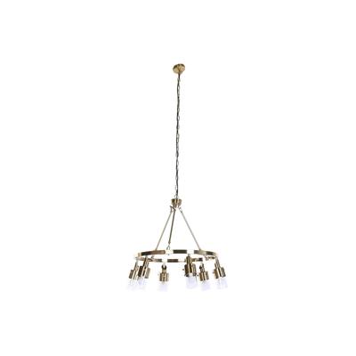 Plafondlamp DKD Home Decor 66 x 66 x 60 cm Kristal Gouden Metaal 40 W