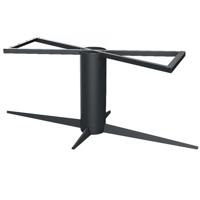 Stalen tafelonderstel zwart kolom 180 bij 78 cm en hoogte 73 cm