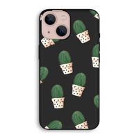 Cactusprint roze: iPhone 13 mini Biologisch afbreekbaar hoesje