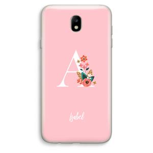 Pink Bouquet: Samsung Galaxy J7 (2017) Transparant Hoesje