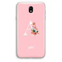 Pink Bouquet: Samsung Galaxy J7 (2017) Transparant Hoesje