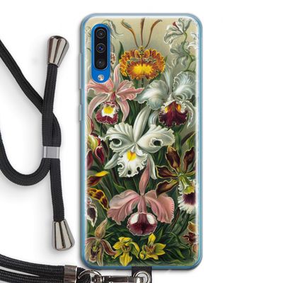 Haeckel Orchidae: Samsung Galaxy A50 Transparant Hoesje met koord