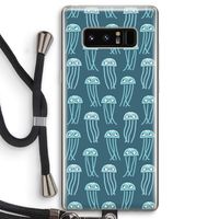 Kwallie: Samsung Galaxy Note 8 Transparant Hoesje met koord