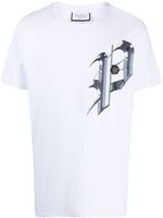 Philipp Plein t-shirt en coton à imprimé graphique - Blanc - thumbnail