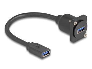 DeLOCK D-Type USB 5 Gbps Cable Type-A female to Type-A female kabel