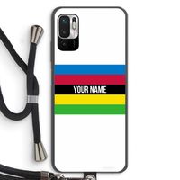 WK Wielrennen: Xiaomi Redmi Note 10 5G Transparant Hoesje met koord