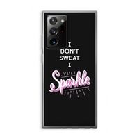 Sparkle quote: Samsung Galaxy Note 20 Ultra / Note 20 Ultra 5G Transparant Hoesje