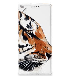 Bookcase OPPO X6 Pro Watercolor Tiger