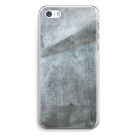Grey Stone: iPhone 5 / 5S / SE Transparant Hoesje Grey Stone: iPhone 5 / 5S / SE Transparant Hoesje