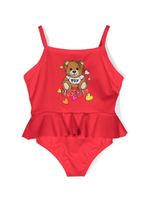 Moschino Kids maillot de bain à imprimé Teddy Bear - Rouge - thumbnail