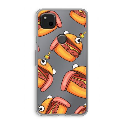 Hamburger: Google Pixel 4a Transparant Hoesje