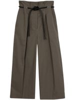 3.1 Phillip Lim pantalon ample court à taille ceinturée - Vert - thumbnail