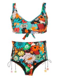 Amir Slama bikini à fleurs - Multicolore