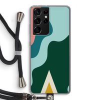 Noor B: Samsung Galaxy S21 Ultra Transparant Hoesje met koord