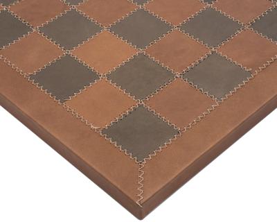42 cm Het Siena Schaakbord van Echt Leer door Italfama