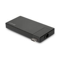 Lindy DST-Micro Bedraad USB 3.2 Gen 1 (3.1 Gen 1) Type-C Zwart - thumbnail