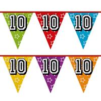 Vlaggenlijn Holografisch 10jaar 8 meter