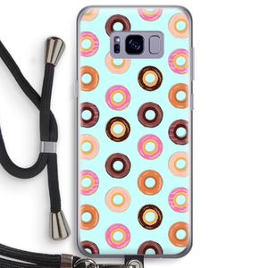 Donuts: Samsung Galaxy S8 Plus Transparant Hoesje met koord
