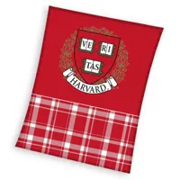 Harvard Fleece plaid 150 x 200 cm rood