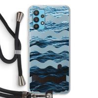 Oceaan: Samsung Galaxy A32 4G Transparant Hoesje met koord