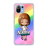 Chibi Maker vrouw: Xiaomi Mi 11 Lite Transparant Hoesje