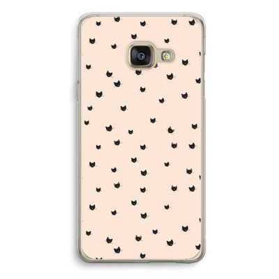 Kleine kattenkopjes: Samsung A3 (2017) Transparant Hoesje